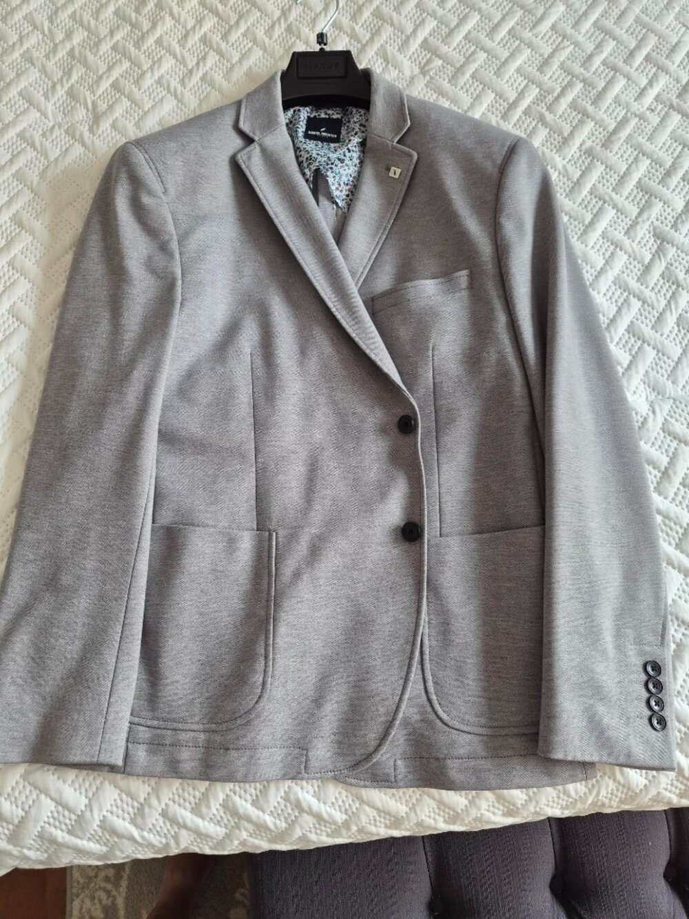 Silver/Gray Daniel Hechter Sports Jacket